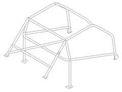 Kit de jaula de seguridad para el Saloon Histórico ALFA ROMEO Guilia. Cumple con el Anexo K de MS UK