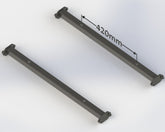 Kit de riel de asiento FIA y MSUK 25CrM04 L