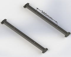 Kit de riel de asiento FIA y MSUK 25CrM04 S