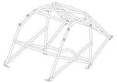 FORD Escort Mk1 Historic T45 roll cage kit. FIA Certificated to Appendix K