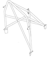 jaula de seguridad CDS de instalación en tornillo HONDA Civic inc Type R EK4 conforme a la normativa del Reino Unido