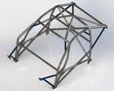 Kit de jaula antivuelco multipunto T45 para Toyota MR2 Mk3 00-07. Cumple con la normativa MS UK.