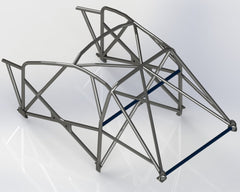 Kit de jaula de seguridad multipunto T45 para RENAULT Clio MK3. Certificado FIA/MSUK