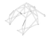 kit de jaula de seguridad Multipunto T45 RENAULT Megane MK2