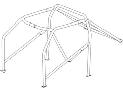 jaula de seguridad CDS atornillada para SUBARU Impreza 2/4dr GC8 conforme a la normativa del Reino Unido