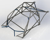 kit de jaula de seguridad multipunto T45 para TOYOTA GT86. Certificado por la FIA