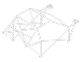 Kit de jaula antivuelco CDS multipunto internacional para VAUXHALL Astra MK2/3. Certificado por la FIA.