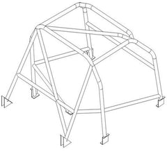 Kit de jaula antivuelco CDS multipunto para VAUXHALL Chevette