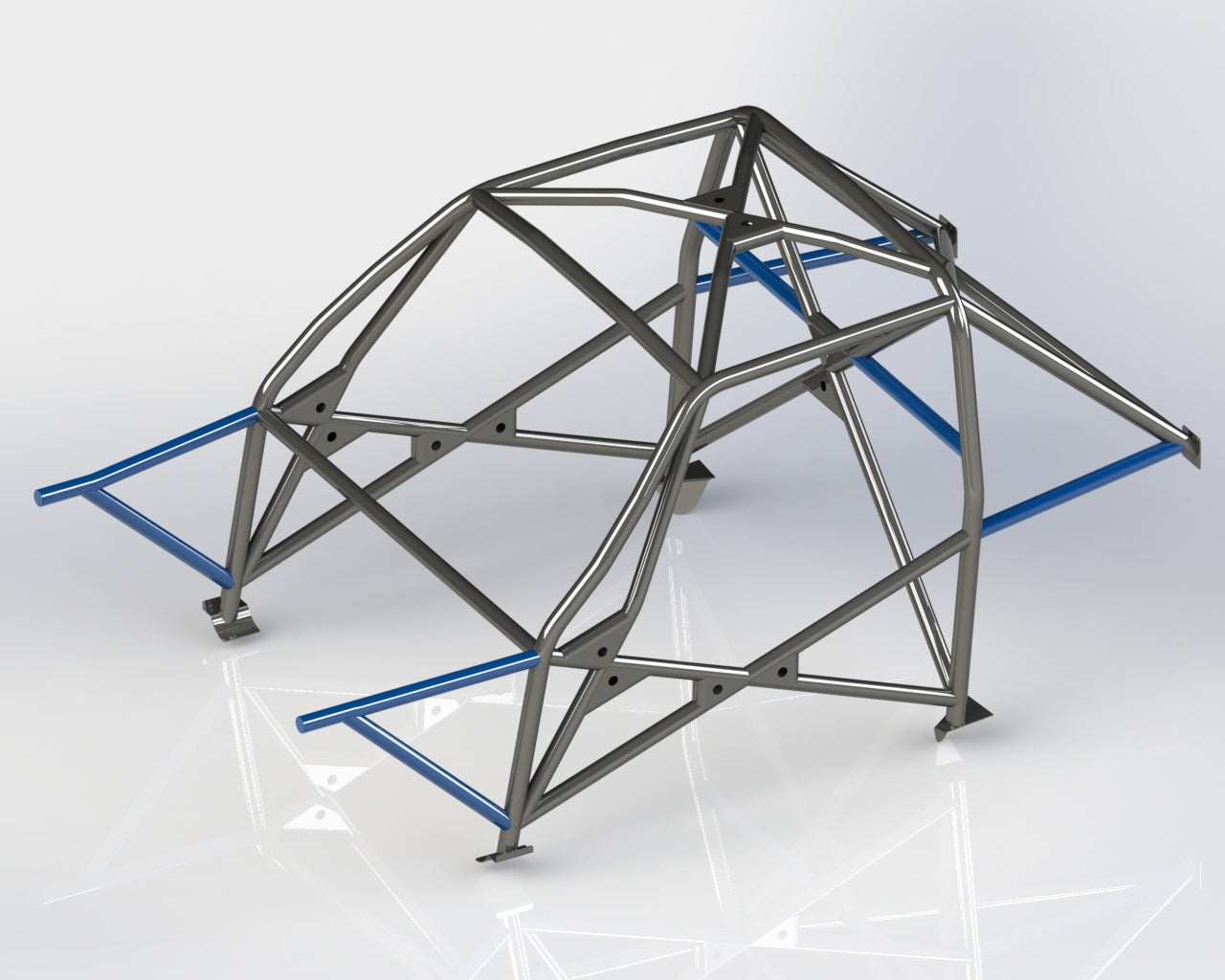 kit de jaula de seguridad multipunto T45 de TALBOT Sunbeam (torretas modificadas)