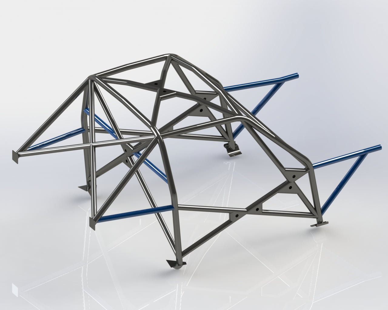 kit de jaula de seguridad multipunto T45 de TALBOT Sunbeam (torretas modificadas)