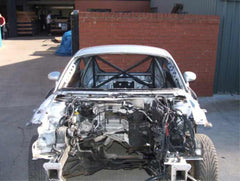 Kit de jaula de seguridad CDS histórica para ALFA ROMEO Spyder (`63). Cumple con MS UK según el Apéndice K