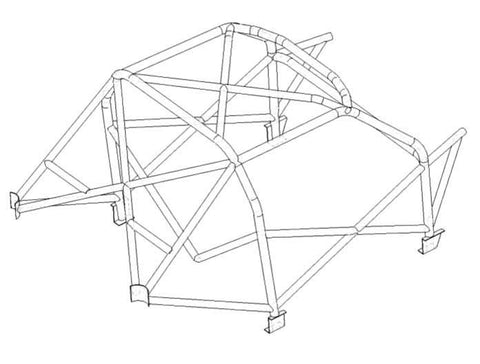 AUDI TT MK1 Multipoint T45 roll cage kit 