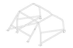 Kit de jaula de seguridad T45 histórica AUSTIN A35. Cumple con el Anexo K de MS UK