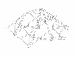 Jaula de seguridad multipunto 25CrM04 BMW E30. Certificada por FIA / MSUK