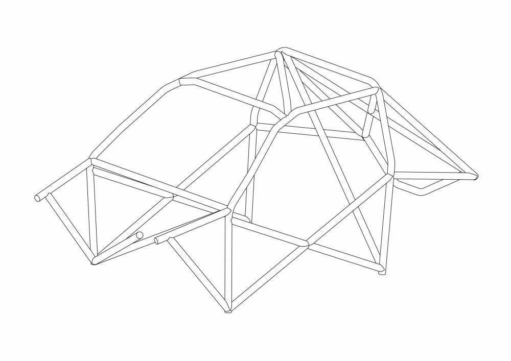 BMW E30 '91 Spec 25CrMo4 roll cage kit