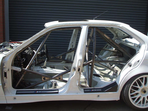 BMW E36 4dr Step 2 International Multipoint T45 roll cage kit. FIA Certificated 