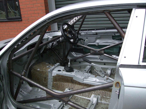 BMW E46 4dr Step 2 International Multipoint T45 roll cage kit. FIA Certificated 