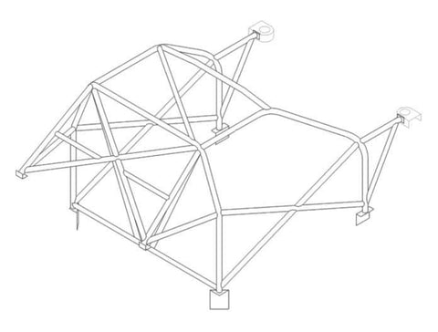 BMW M6 E24 Multipoint CDS roll cage kit 
