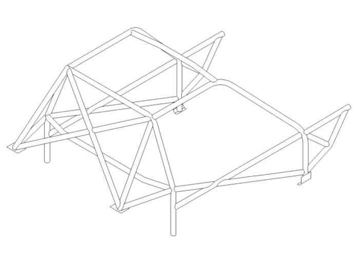 BMW Z3 Roadster Multipoint CDS roll cage kit