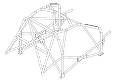 Kit de jaula de seguridad multipunto T45 para CITROEN C2. Certificado por la FIA