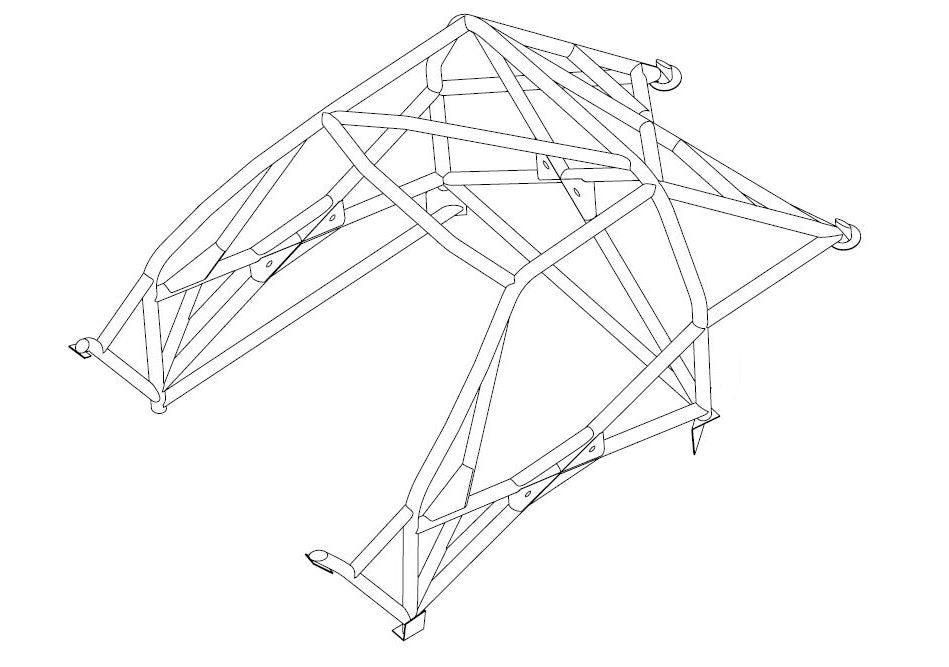 kit de jaula de seguridad Multipoint CDS para CITROEN SaxMax JSCC