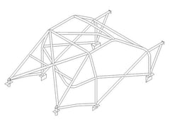 Kit de jaula de seguridad multipunto T45 para CITROEN Saxo International. Certificado por FIA / MSUK