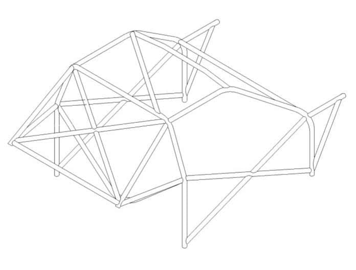 kit de jaula de seguridad Multipunto T45 DAEWOO Lanos