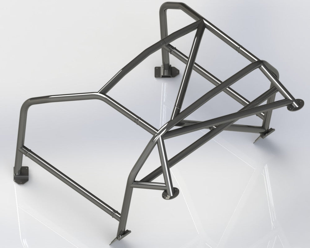 jaula de seguridad T45 atornillada FERRARI 348 conforme a la normativa del Reino Unido