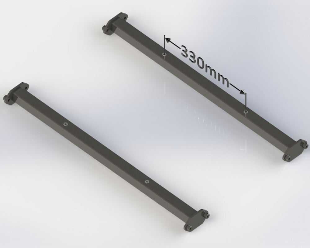 Kit de rieles de asiento FIA y MSUK 25CrM04 - XS