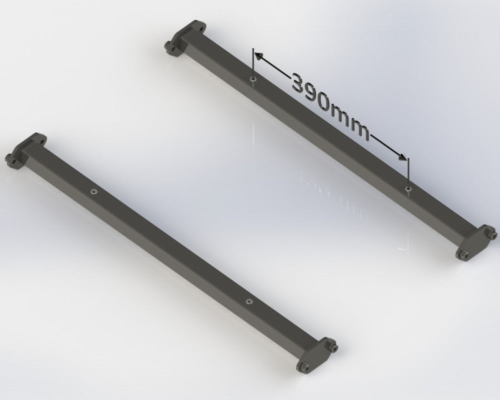 Kit de riel de asiento FIA y MSUK 25CrM04 M