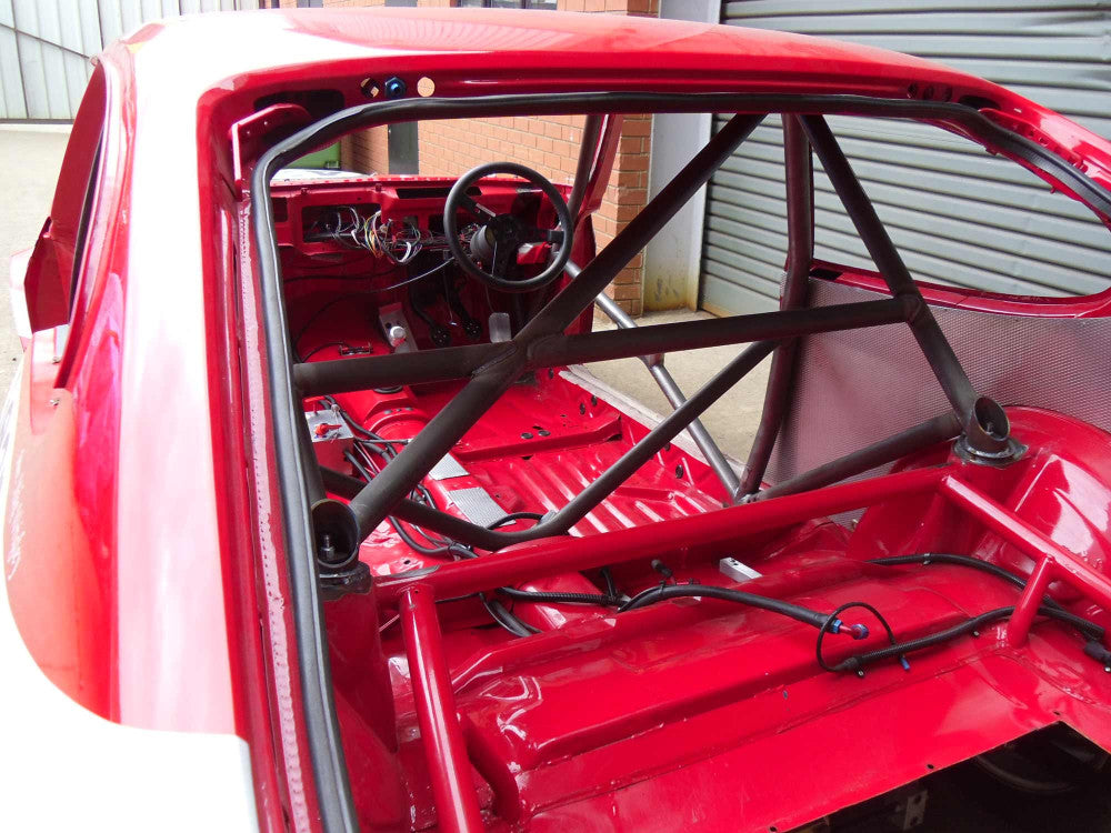FORD Capri Mk2 Historic T45 roll cage kit. MS UK Compliant to Appendix K