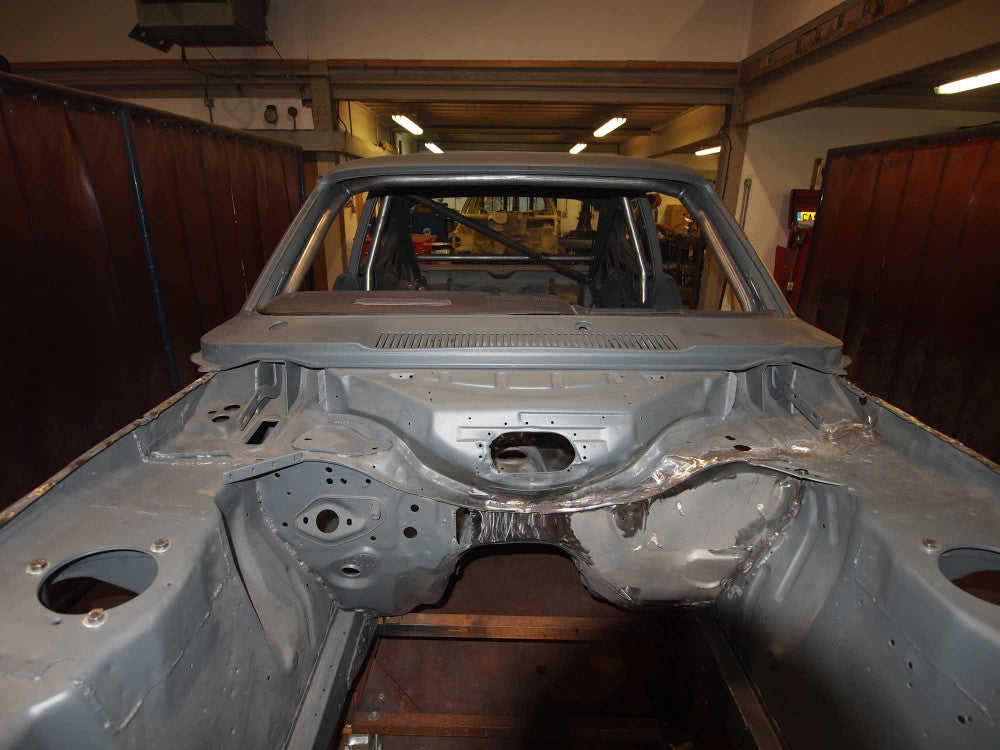 kit de jaula de seguridad T45 histórica FORD Capri Mk3. Cumple con el Anexo K de MS UK