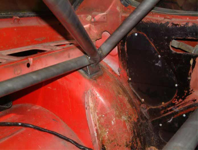 FORD Classic Capri Historic CDS roll cage kit. MS UK Compliant to Appendix K