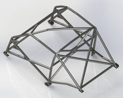 kit de jaula de seguridad FORD Mustang Notchback International T45. Certificado por la FIA