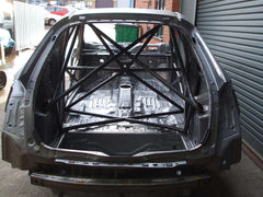 Kit de jaula antivuelco multipunto T45 internacional para Honda Civic Inc. Type R FN2 2007 (Carrera). Certificado por la FIA/MSUK.