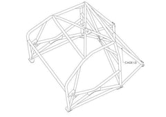 Kit de jaula de seguridad multipunto T45 ISUZU D-Max International. Certificado por la FIA