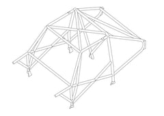 kit de jaula de seguridad Multipoint 25CrMo4 estilo Works LANCIA Delta Integrale