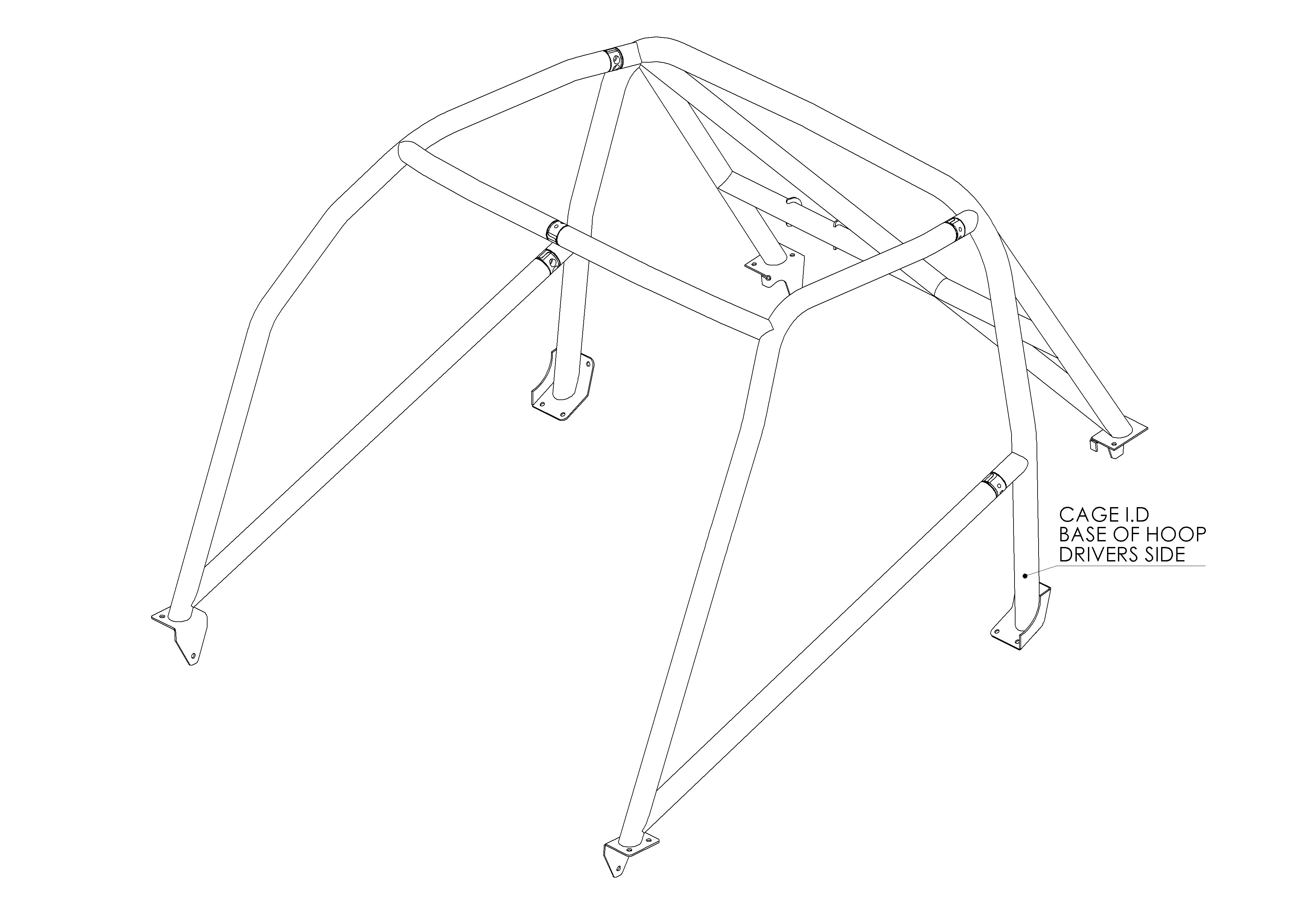 MG MGB GT Bolt-in T45 roll cage MS UK Compliant to Appendix K 