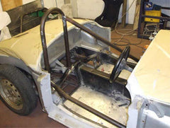 Kit de jaula de seguridad MG MGA Historic CDS. Cumple con el Anexo K de MS UK