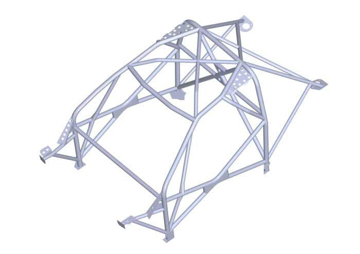 Kit de jaula de seguridad multipunto T45 para MITSUBISHI Lancer EVO 4 5 y 6. Certificado FIA / MSUK