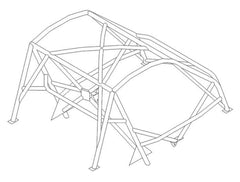 kit de jaula de seguridad multipunto T45 Morgan Aero 8 Internacional. Certificado por la FIA