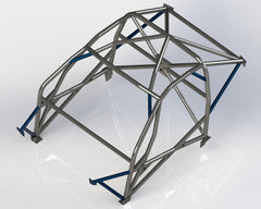 Kit de jaula antivuelco multipunto T45 para Toyota MR2 Mk3 00-07. Cumple con la normativa MS UK.