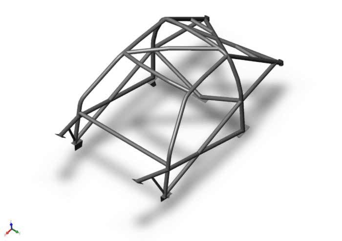 Kit de jaula de seguridad multipunto T45 para NISSAN Micra >02. Certificado FIA / MSUK