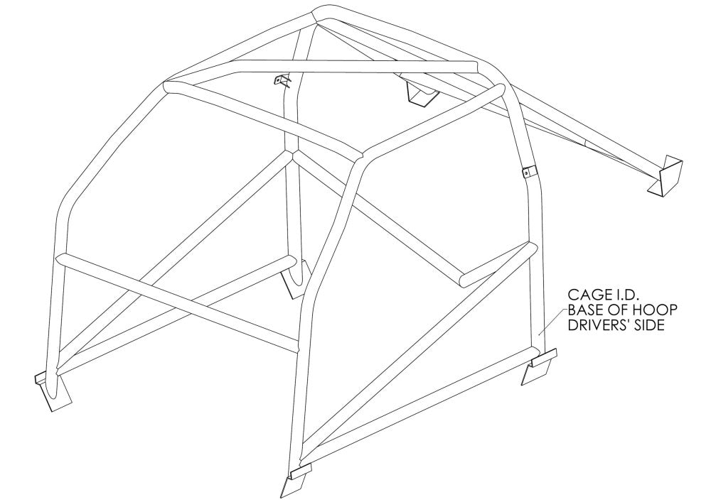 kit de jaula de seguridad Multipoint T45 OPEL Kadett