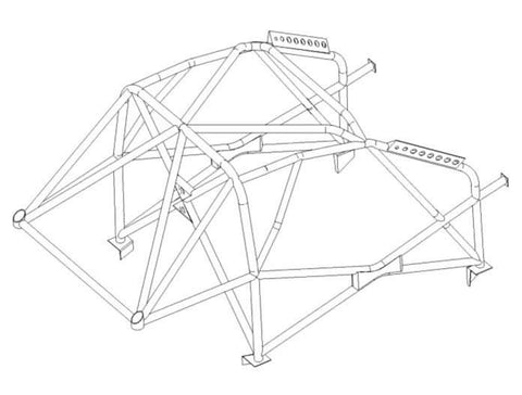 PEUGEOT 107 Multipoint CDS roll cage kit 