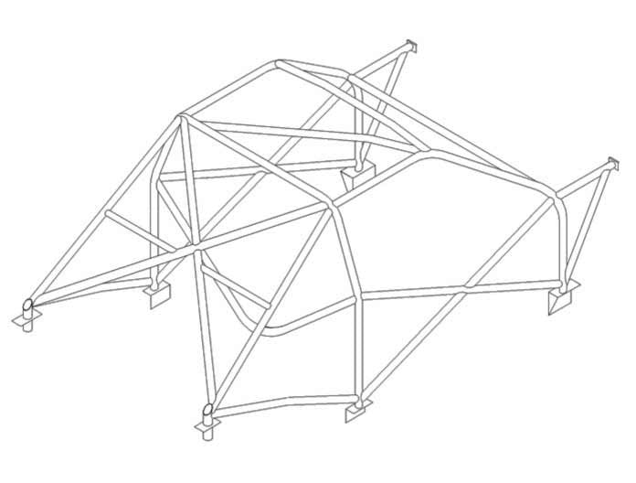 kit de jaula de seguridad Multipoint CDS para PEUGEOT 309