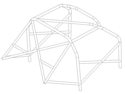 PORSCHE 964 International Multipoint T45 roll cage kit. FIA Certificated 