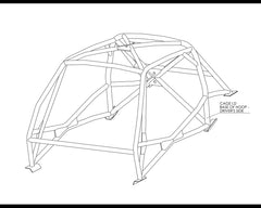 Porsche 911 Multipoint 1973-1998 T45 Roll Cage FIA Certificated 