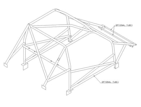 RENAULT 5 Turbo 80-84 International Multipoint CDS roll cage kit. FIA Certificated 