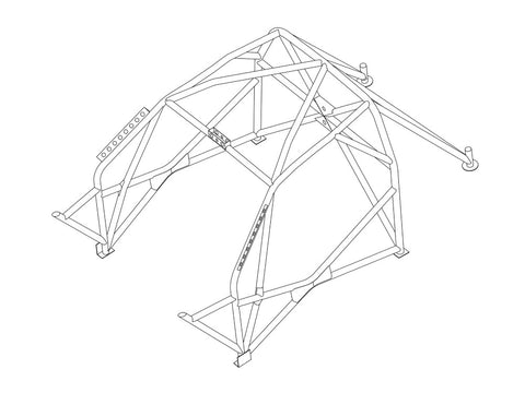 RENAULT Megane MK2 Multipoint CDS roll cage kit 